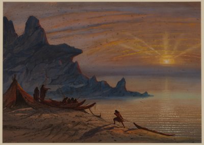日没、1871 作： Ernest Henry Griset