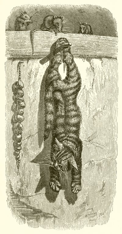 猫とマウス 作： Ernest Henry Griset
