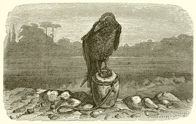 カラスと投手 作： Ernest Henry Griset