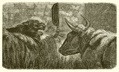 飼い葉桶の犬 作： Ernest Henry Griset