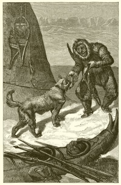 泥棒と犬 作： Ernest Henry Griset