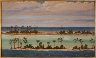 環礁の三連祭壇画、1871 作： Ernest Henry Griset
