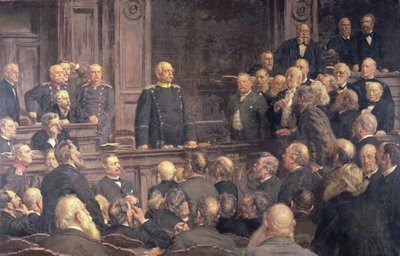1888年2月6日のドイツ連邦議会議事堂、1896年 作： Ernest Henseler