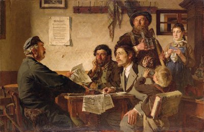 居酒屋のシーン、1877 作： Ernest Henseler