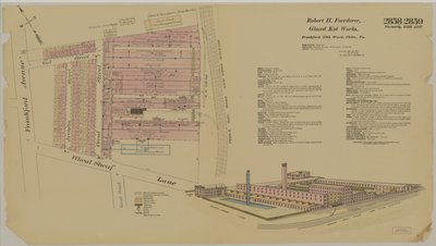 フランクフォードアベニューとウィートシーフレーン、ヘキサマーサーベイ、1895 作： Ernest Hexamer