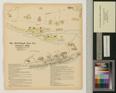 Octoraro Mills、メリーランド州ローランドビル、ヘキサマー一般調査、1876 作： Ernest Hexamer