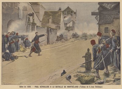 モンベリアールの戦いでのポールデルーレ 作： Ernest Jean Delahaye