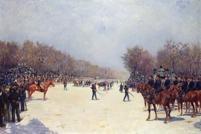 マクマホンの葬儀、1893 年 10 月 22 日 作： Ernest Jean Delahaye