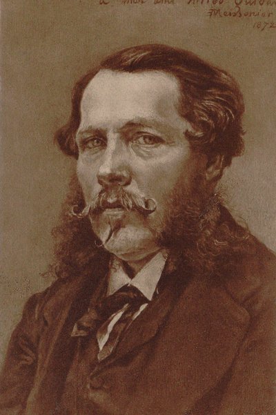 ピアニストで作曲家のアルフレッド・クイダンの肖像 1815-1893, 1872. 作： Jean Louis Ernest Meissonier