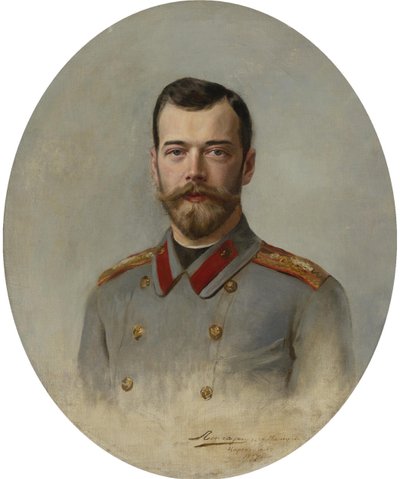 皇帝ニコラス 2 世の肖像 1868 年から 1918 年、1897 年 作： Ernest Karlovich Liphart