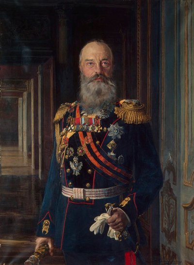 ロシアの大公マイケル・ニコラエヴィッチの肖像、1832-1909年、1913年。 作： Ernest Karlovich Liphart