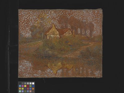 風景、制作年不詳（キャンバスに油彩） 作： Ernest L. Bonnotte