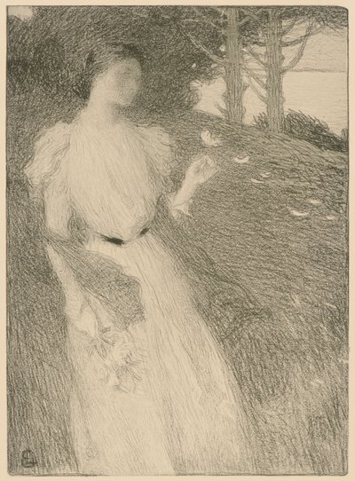 10月の夕方、c。 1898年。 作： Ernest Laurent