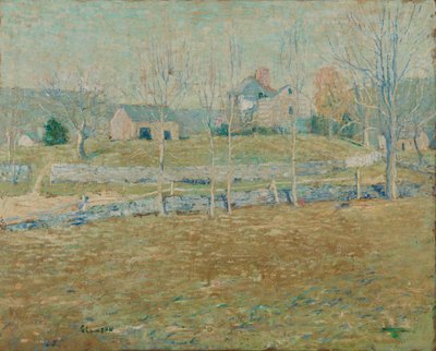 放棄された農場、カリフォルニア州。 1908年。 作： Ernest Lawson