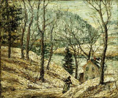 田舎道 作： Ernest Lawson
