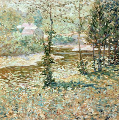 カントリーシーン、冬、1910 作： Ernest Lawson