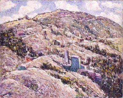 金鉱、クリップル・クリーク 作： Ernest Lawson