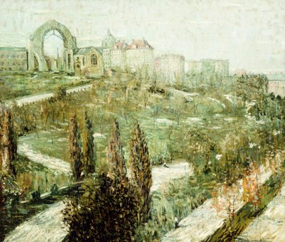 モーニングサイドハイツ 作： Ernest Lawson