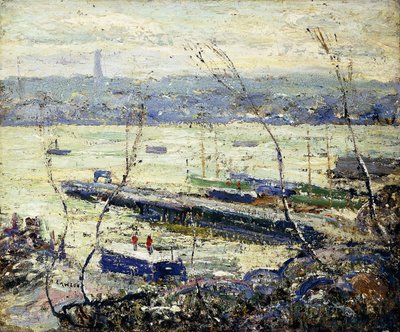 ハドソンについて 作： Ernest Lawson
