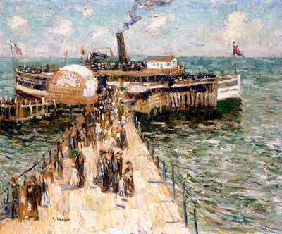 エクスカーションボート 作： Ernest Lawson