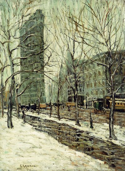 フラットアイアンビルディング 作： Ernest Lawson