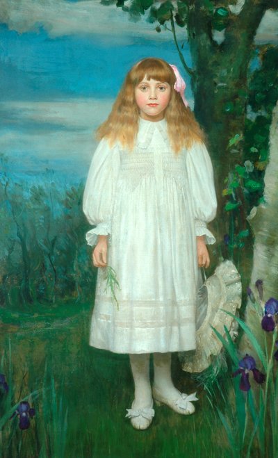 キャサリン・ハワード嬢、1904年頃（帆布に油彩） 作： Ernest Leopold Sichel