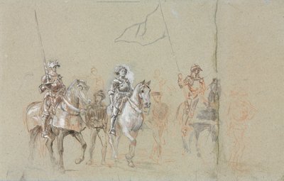 ジャンヌ・ダルク、c。 1889年。 作： Ernest Meissonier