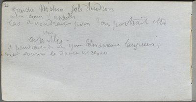 スケッチブック、95ページ：注意事項。 作： Jean Louis Ernest Meissonier