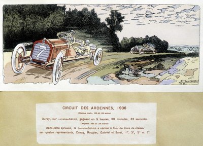 アルデンヌ地方のサーキット 作： Ernest Montaut