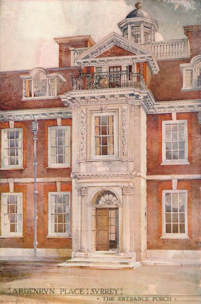 アーデンランプレイス、サリー、c1910 作： Ernest Newton