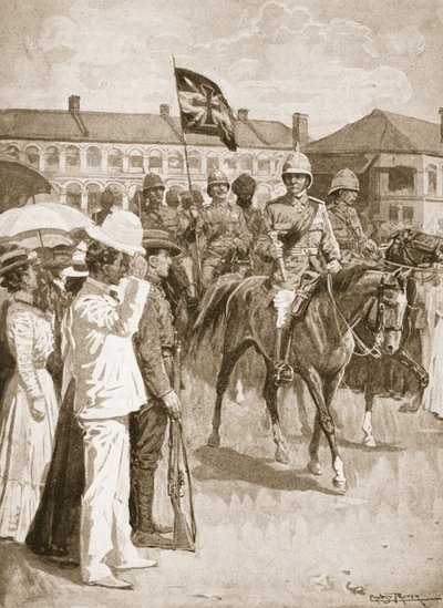 同盟国の指導者、19世紀の戦いのイラスト集。 VII、1900〜1901年の中国戦争、アーチボルドフォーブス、ジョージアヘンティ、アーサーグリフィス少佐 作： Ernest Prater