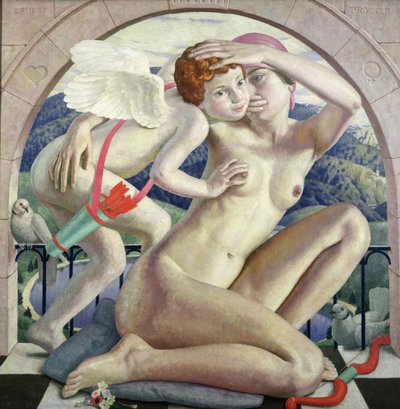 いたずら好きの少年 作： Ernest Procter
