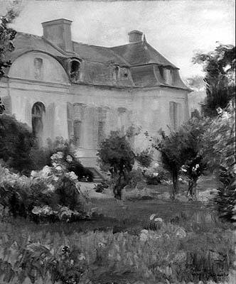ペロンと庭の隅 作： Ernest Rouart