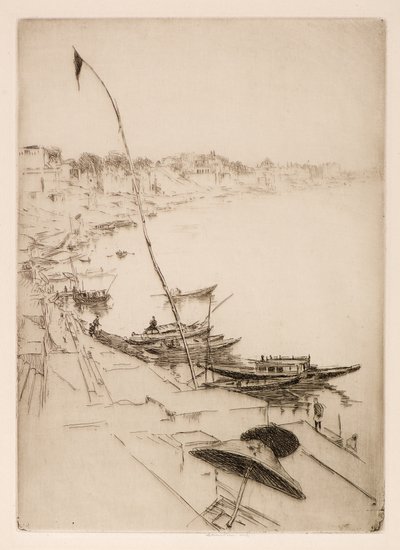 祈りの旗、20世紀（エッチングとドライポイント） 作： Ernest Stephen Lumsden