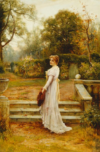 庭の散歩、 作： Ernest Walbourn