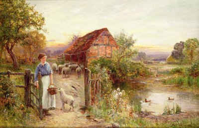 家に帰る羊 作： Ernest Walbourn
