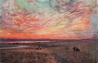The Campo（カラーリトグラフ 作： Ernest William Christmas