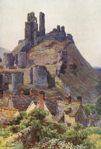 コーフ城（カラーリソ） 作： Ernest William Haslehust