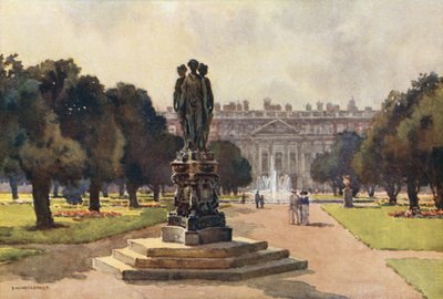 ロングウォーターからのイーストフロント（カラーリソ） 作： Ernest William Haslehust