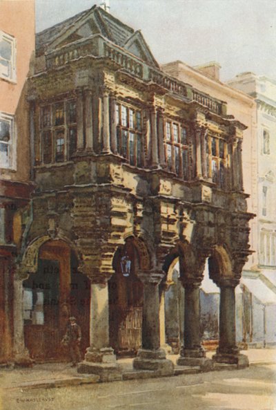 ギルドホールポーチ（カラーリソ） 作： Ernest William Haslehust