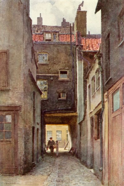 シェパーズ マーケット、メイフェア (カラー リソ) 作： Ernest William Haslehust
