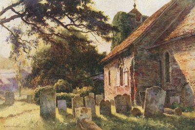 聖マーティン教会（カラーリソ） 作： Ernest William Haslehust