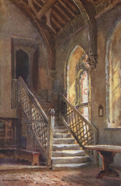 兄弟会館、セントクロス（カラーリソ） 作： Ernest William Haslehust