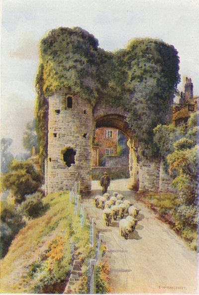 ストランド ゲート、ウィンチェルシー (カラー リソ) 作： Ernest William Haslehust