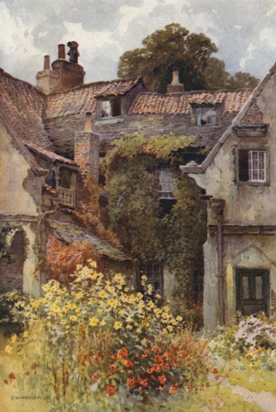 Thorp Prebendal House、Ripon (色リソ) 作： Ernest William Haslehust