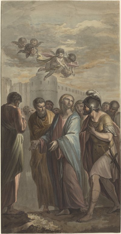 キリストと使徒とローマ兵 作： Ernest Zacharias Platner