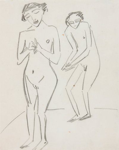 男性と女性 作： Ernst Ludwig Kirchner