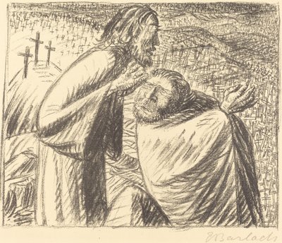 キリスト誕生後の主の1016年 作： Ernst Barlach