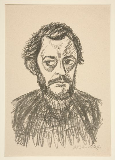 自画像Ⅲ (自画像Ⅲ) 作： Ernst Barlach