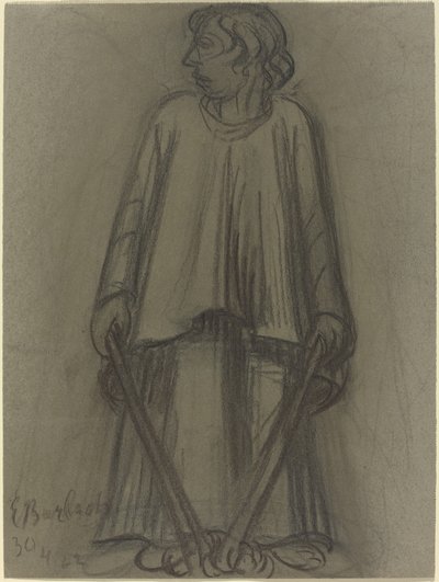 松明の火を消した立像 作： Ernst Barlach